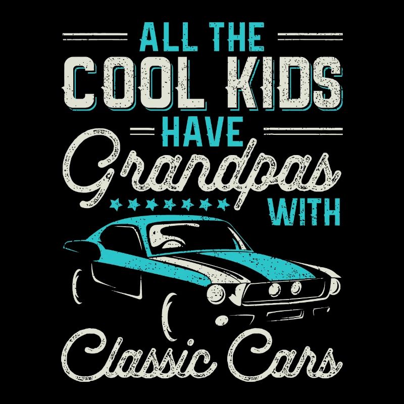 Opas mit Oldtimern Oldtimer Guy Gra