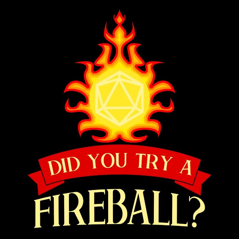 RPG D20 Fireball Tabletop Role-playing Game