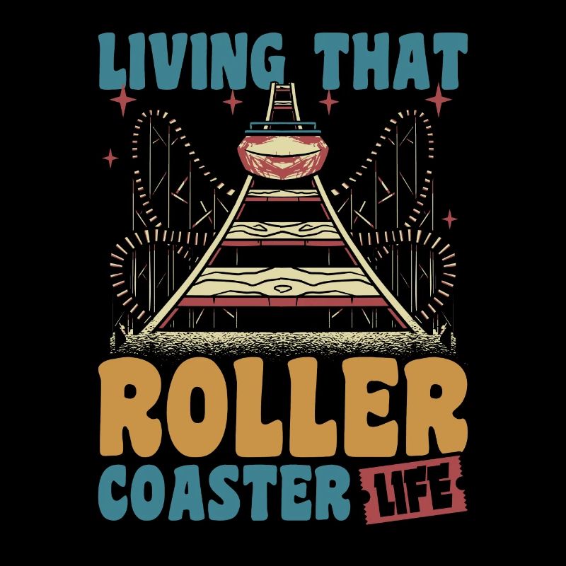 Roller Coaster Life Fairground Ticket Gift