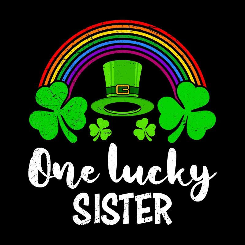 Une sœur chanceuse Saint-Patrick Schwester