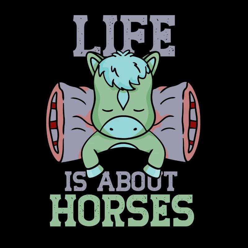 La vie se compose de chevaux d’équitation