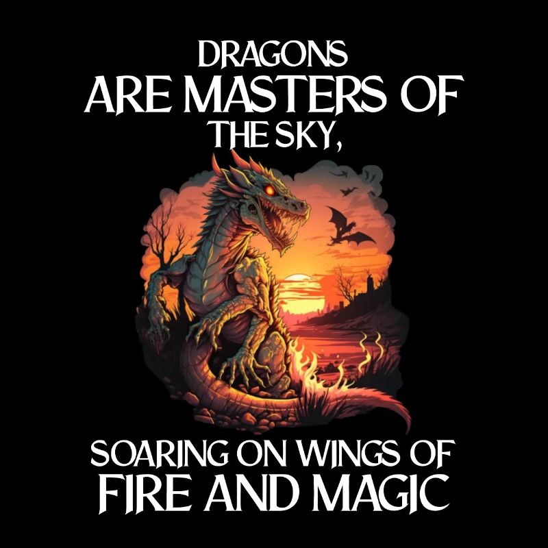Mythical Creatures Dragon Gift Men Dragon for a