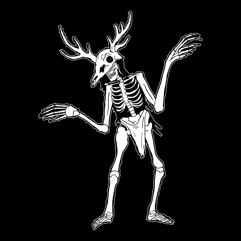 Cryptidcore Esthétique Squelette Wendigo