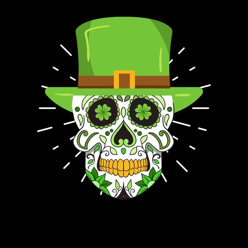St. Patrick's Day Irish Skeleton Leprechaun