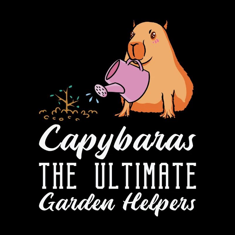 Gartenarbeit Capybara Garten Pflanzung Gärtner