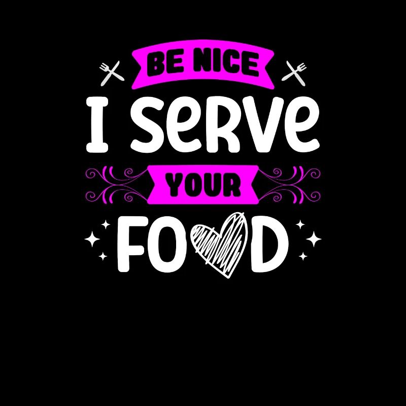 Sei Nett Ich Serviere Dein Essen Mittagessen Lady