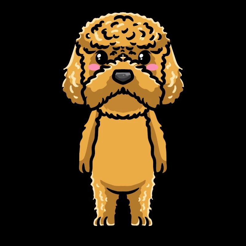 Kawaii Cockapoo Hund Emoticon