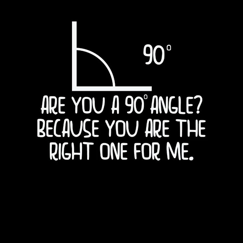 Mathématiques Angle droit Cheesy Pun Math Geek