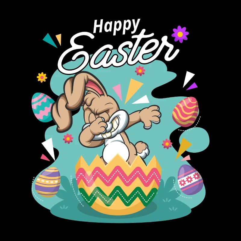 Happy Easter - Dabbing Dab Osterhase