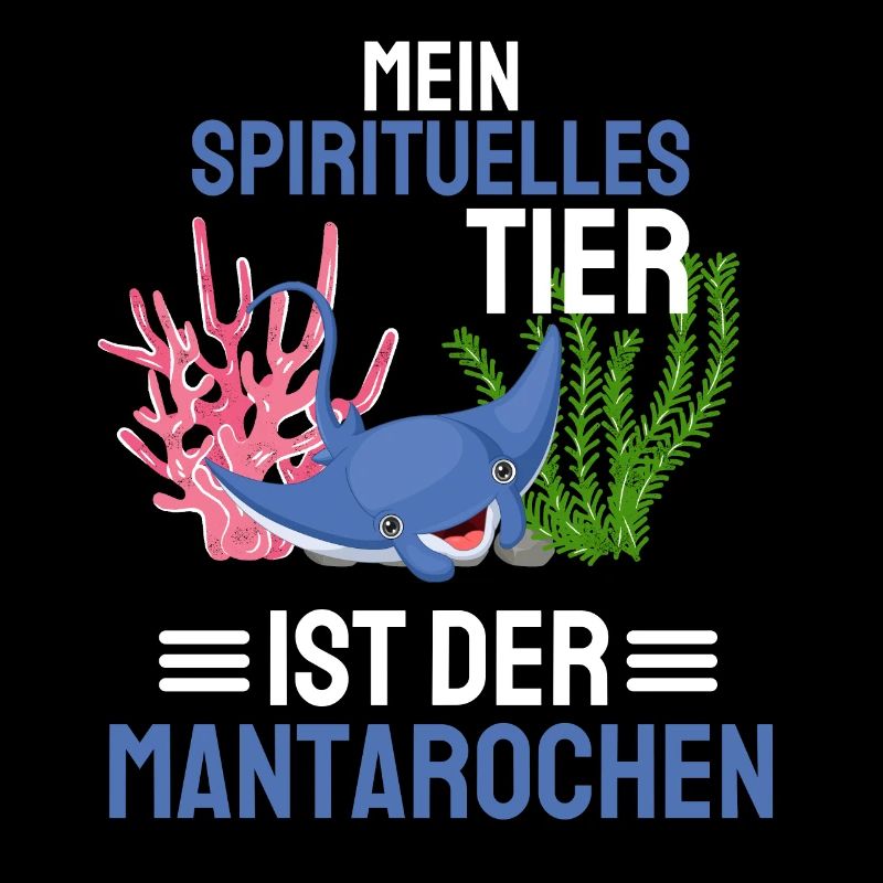 Mantarochen Tier Lustiges Geschenk Stachelrochen