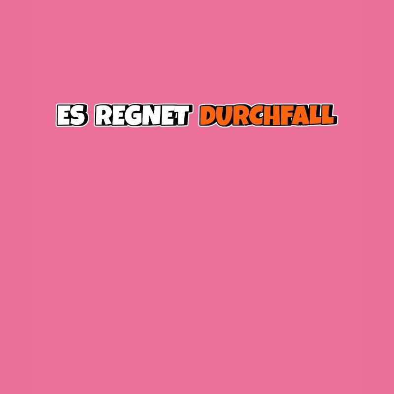 Es regnet Durchfall