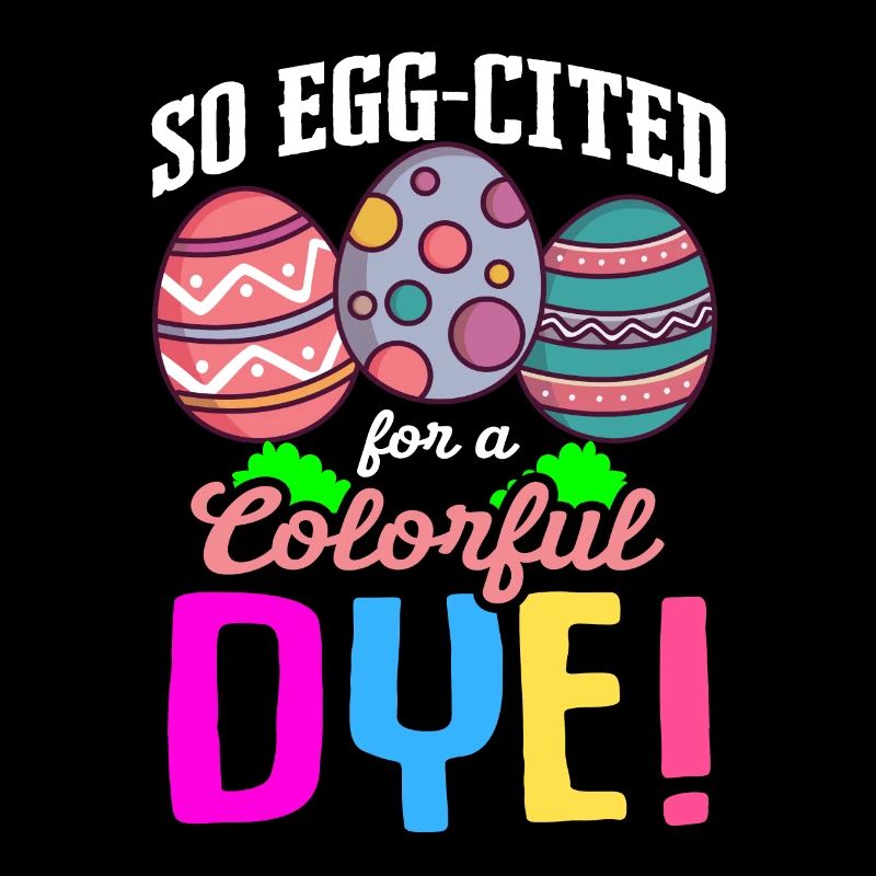 Easter Colorful Egg Dye Rabbit Egg Hunt