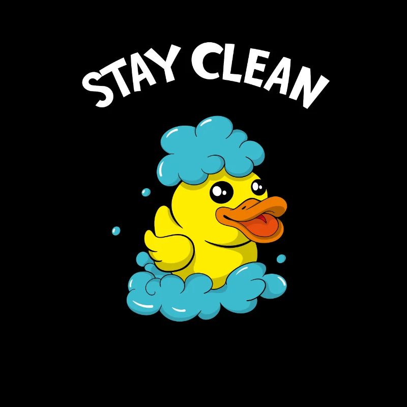 Soapmaker Stay Clean Funny Bath Duck