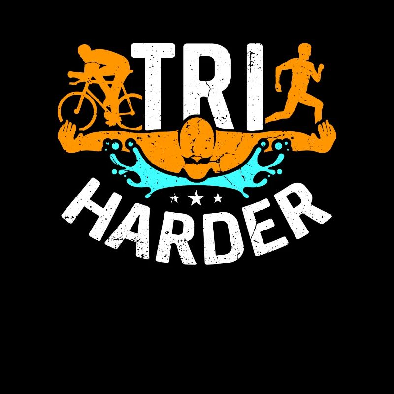 Triathlon Tri Harder Swimmer Competition Training
