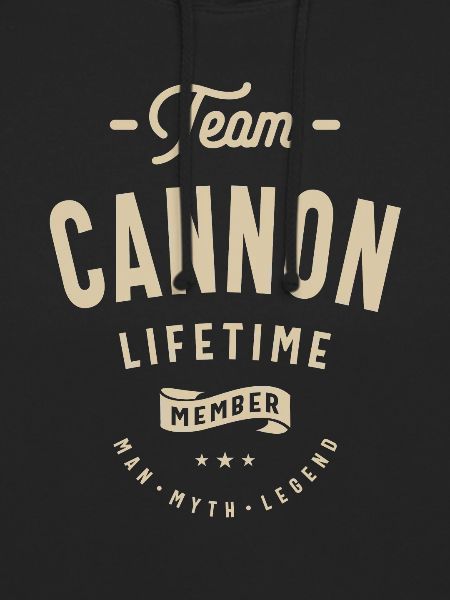 Team Cannon Lifetime Member - Name Cannon