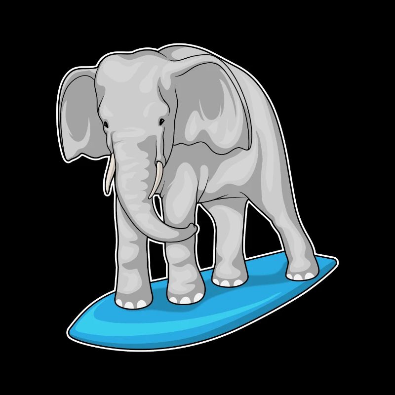 Elephant Surfer Surfboard