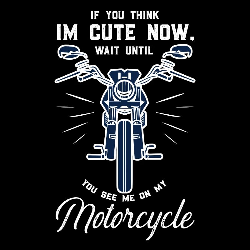 Old School Biker Chopper Motorradfahrer