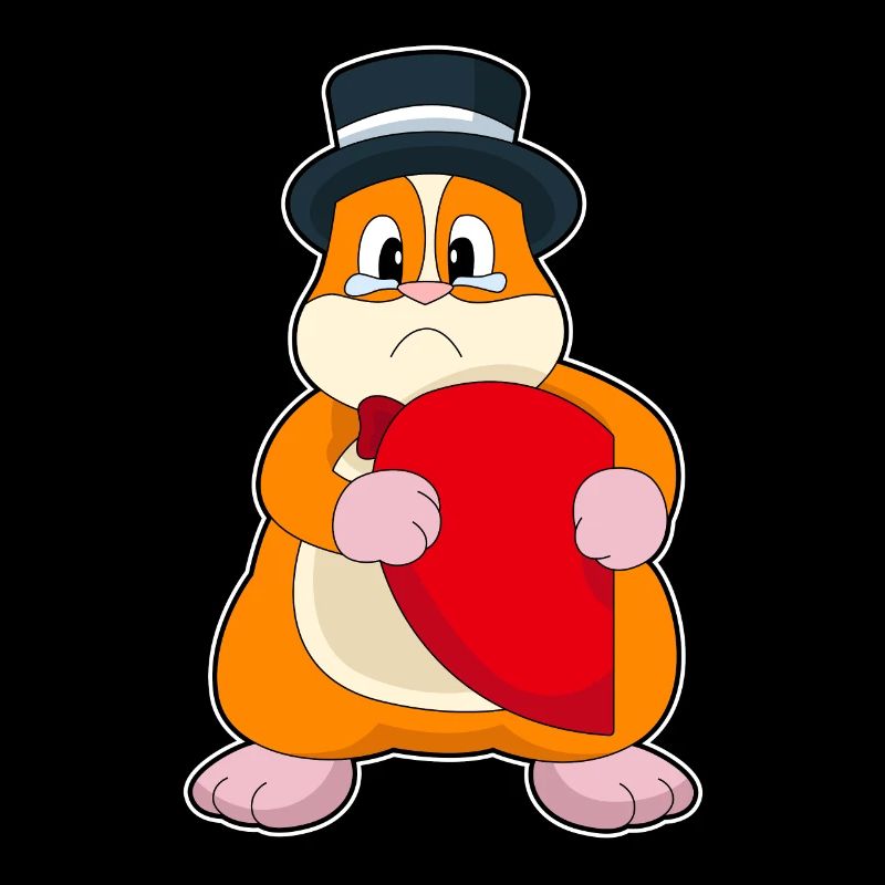 Mariage du cœur de marié de hamster