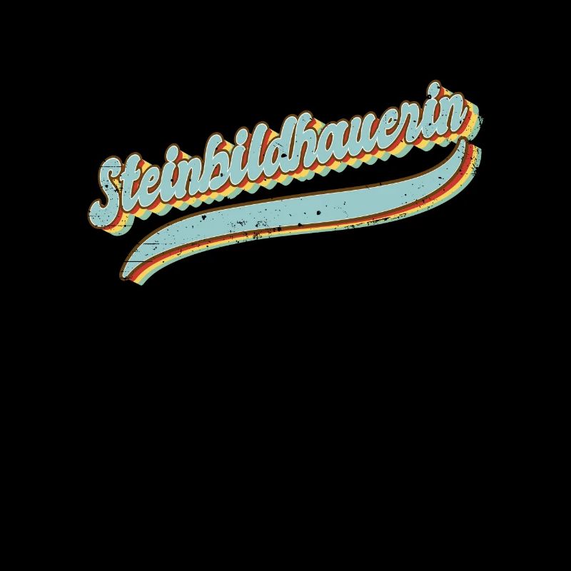 Handwerker Vintage Steinmetzin Steinbildhauerin