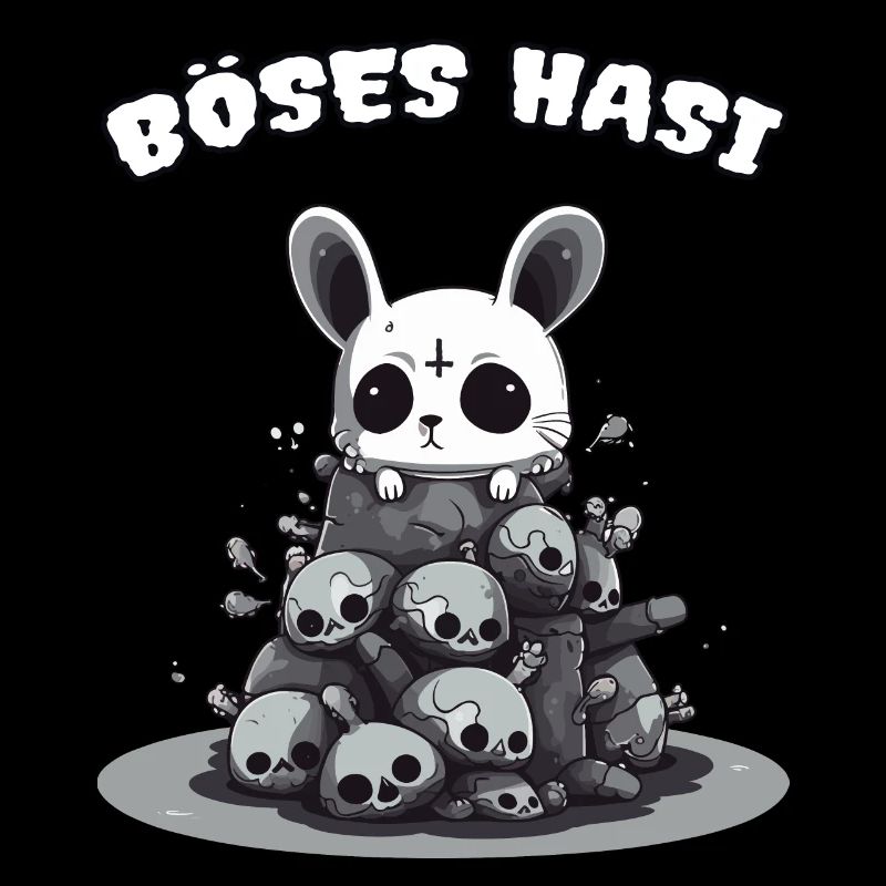 Pastel Goth Böses Hasi Pentagramm