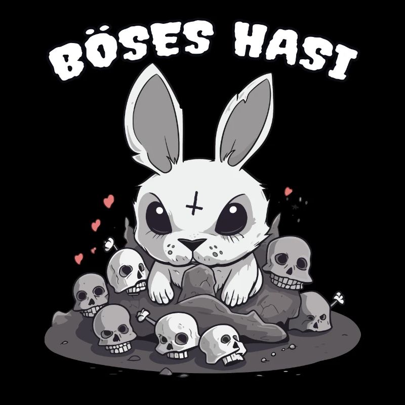 Pastel Goth Böses Hasi Pentagramm