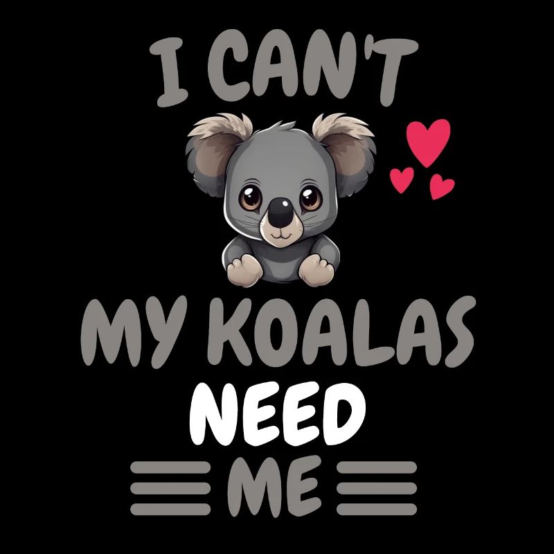 Ich kann nicht Australien Tier Geschenk Koala