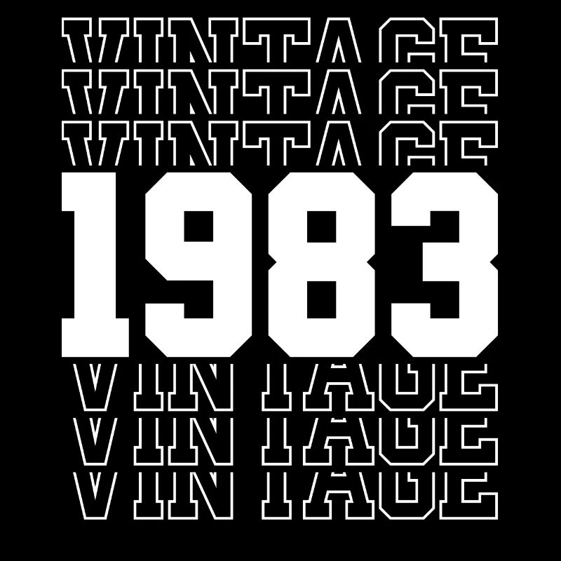 1983 Anniversaire 40 ans Rétro Edition Limitée