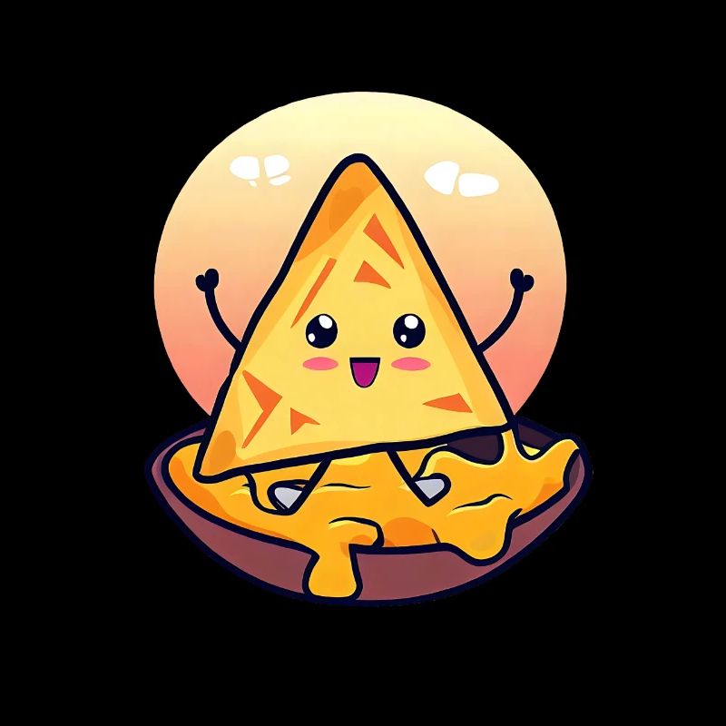 Chips de nacho dans un bain de fromage crémeux