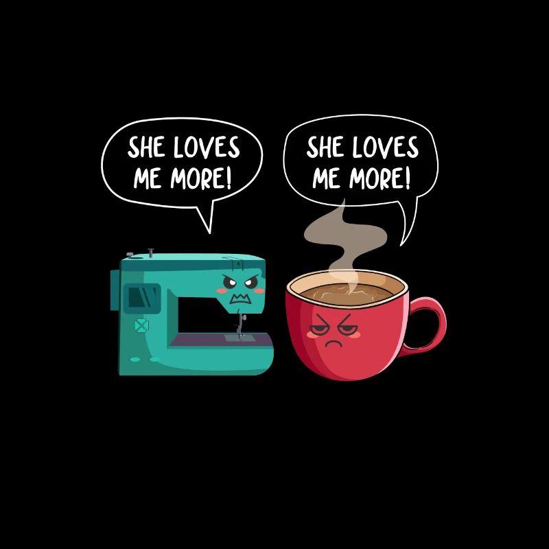Coffee Sewing Caffeine Seamstress Espresso Gift