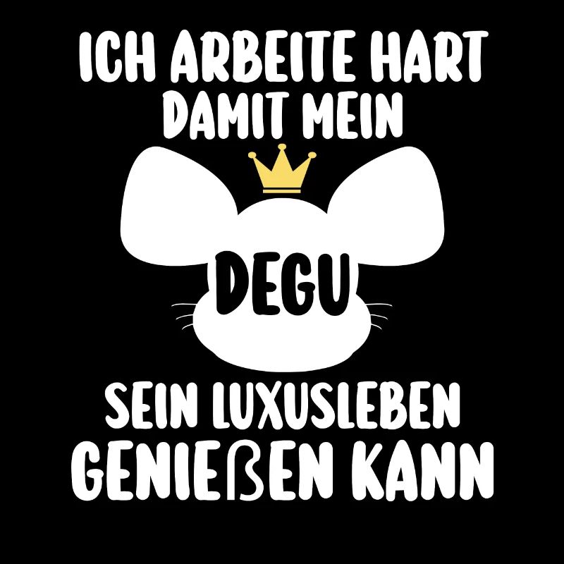Ich arbeite hart damit mein Degu