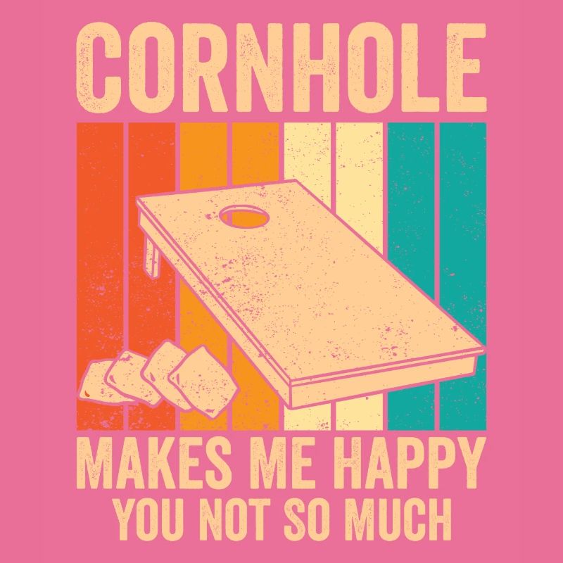 Funny Cornhole Retro