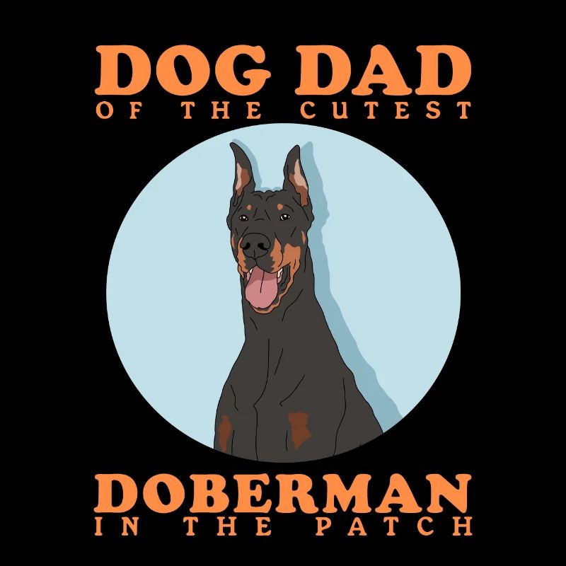Dobermann Dad Hundepapa Hundebesitzer Geschenk