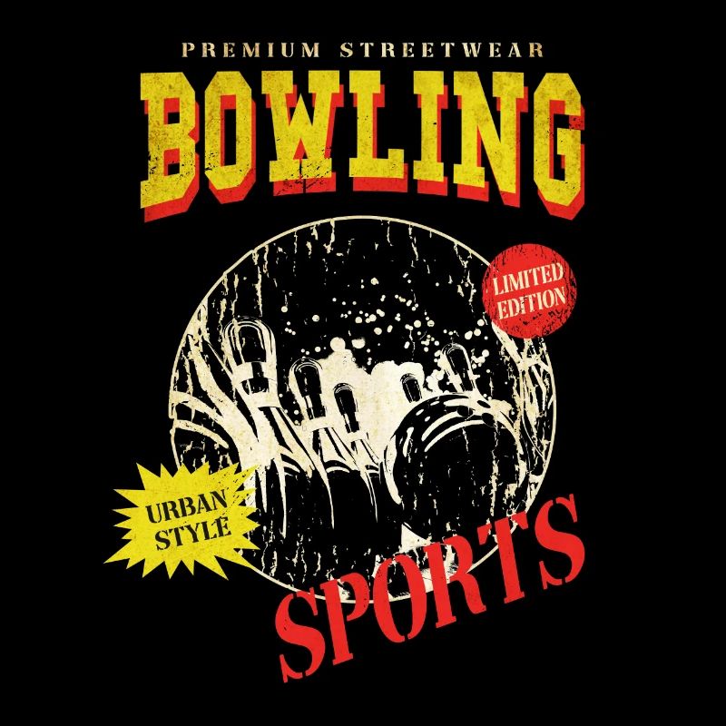 Bowling Bowling Bowling Ball Quilles Joueurs de bowling