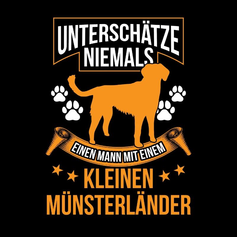 Mann mit Kleiner Münsterländer