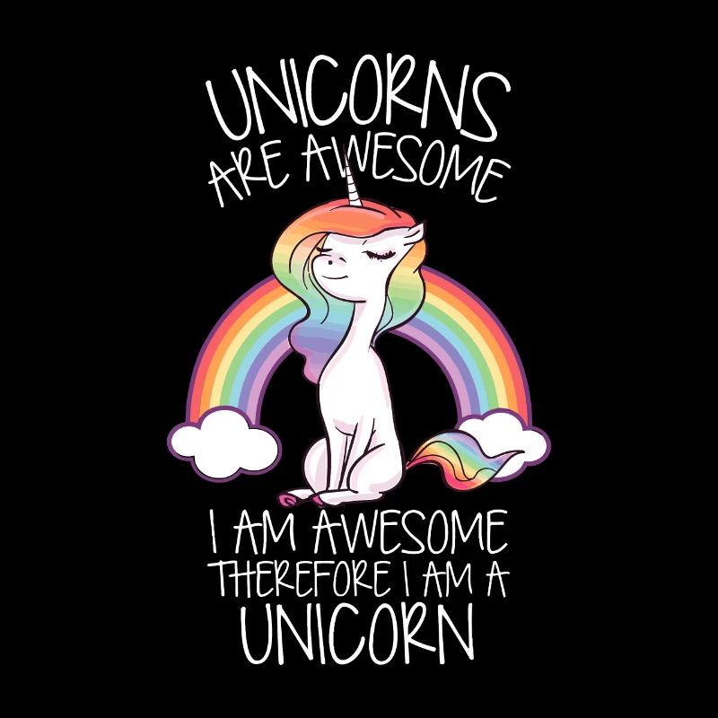 Einhörner sind großartig, deshalb bin ich ein Einhorn lustig