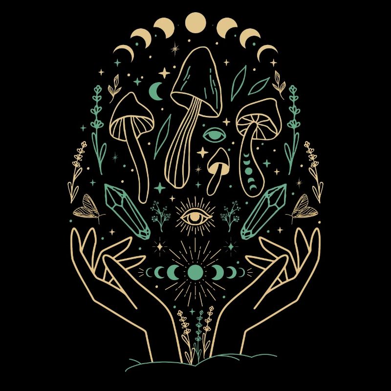 Boho Pilze Cottage Core Aesthetic Goblincore