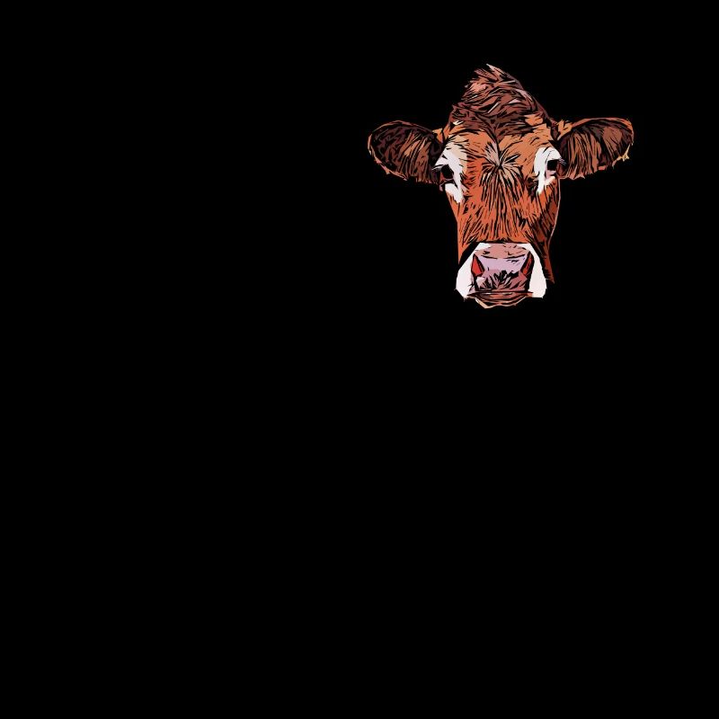 Impression de motifs de ferme de vaches