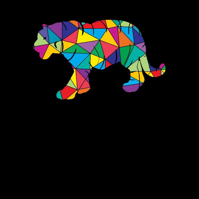 Low Poly Tiger Geometrie Polygon Tiger