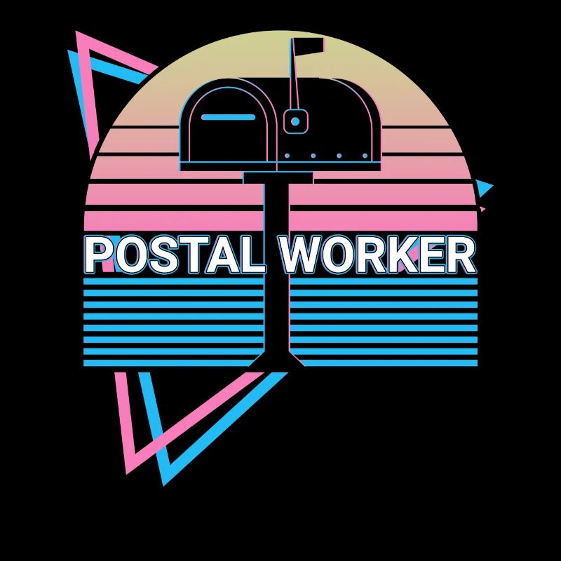 Travailleur des postes Postier Postier Rétro