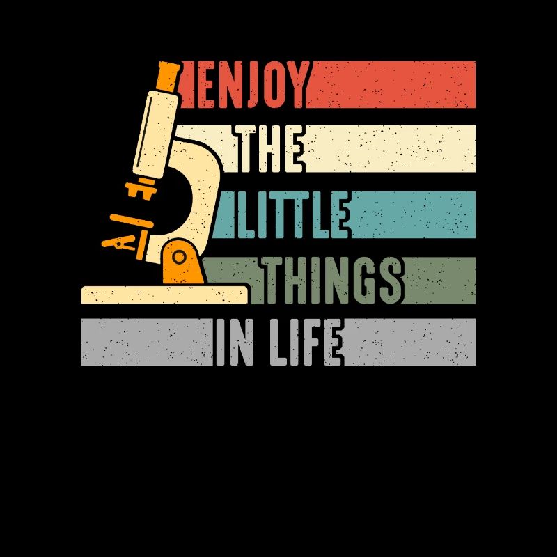 Microbiologist Enjoy Little Things Retro Scientist