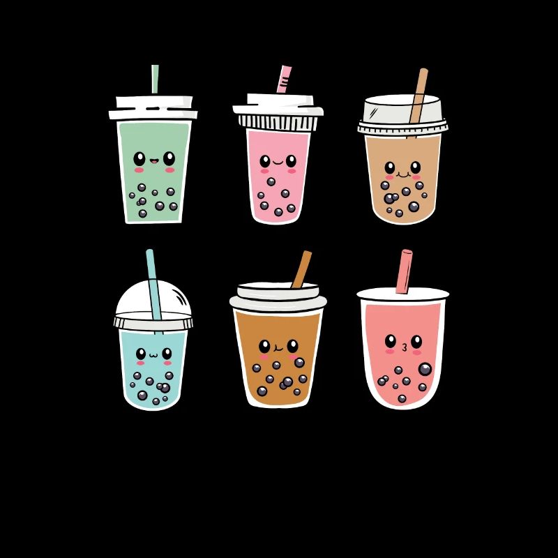 Bubble Tea Funny Kawaii Bubble Milk Boba Tea