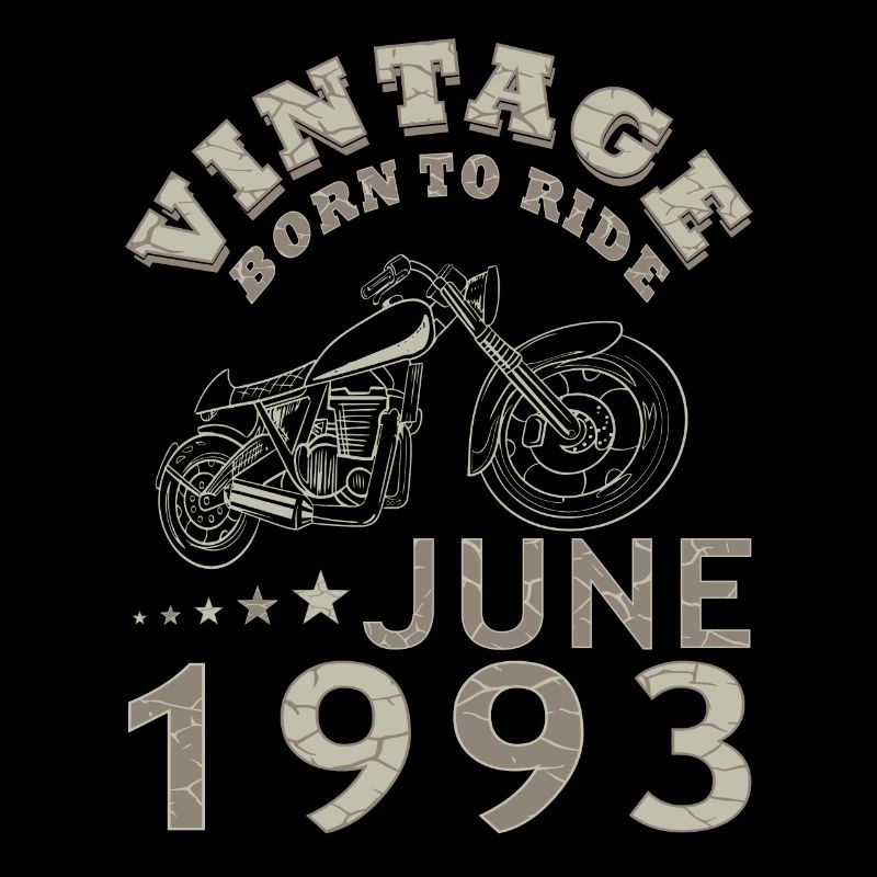 Biker Motorrad Juni 1993 30 Jahre Spruch