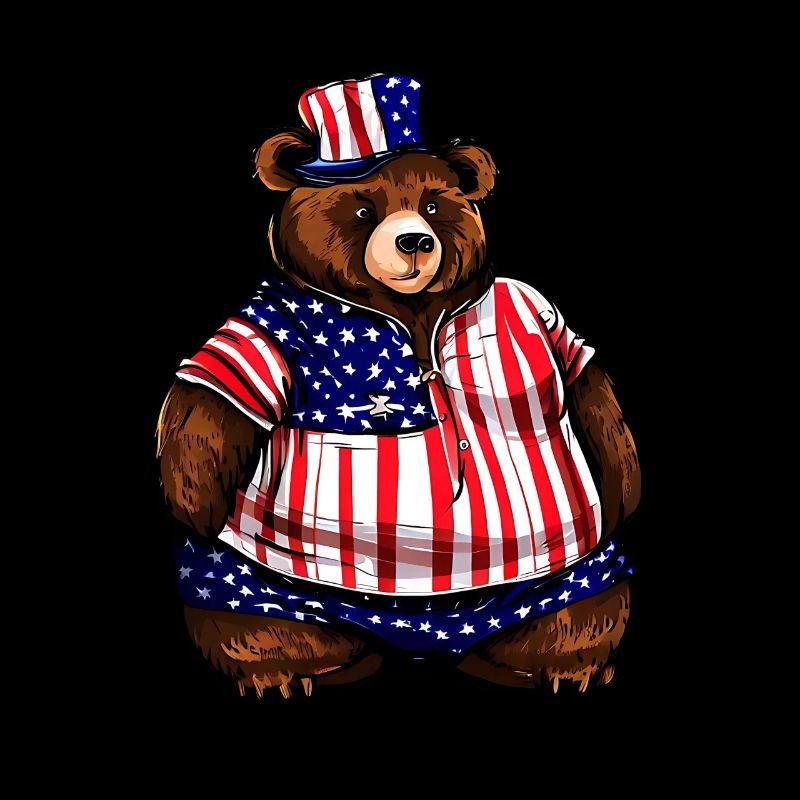 Fat American Bear