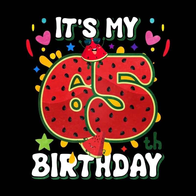65th Birthday Watermelon