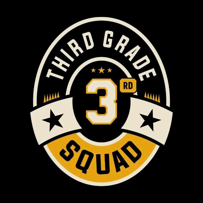 Third 3rd Grade Squad Team Back To School
