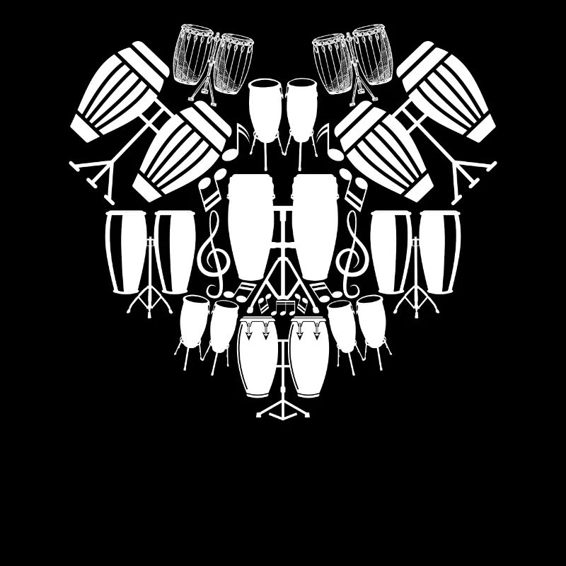 Conga Heart Conga Player Conga Drums Instruments