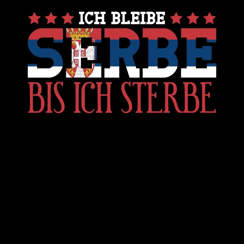 Serbe serbische Flagge Serbien