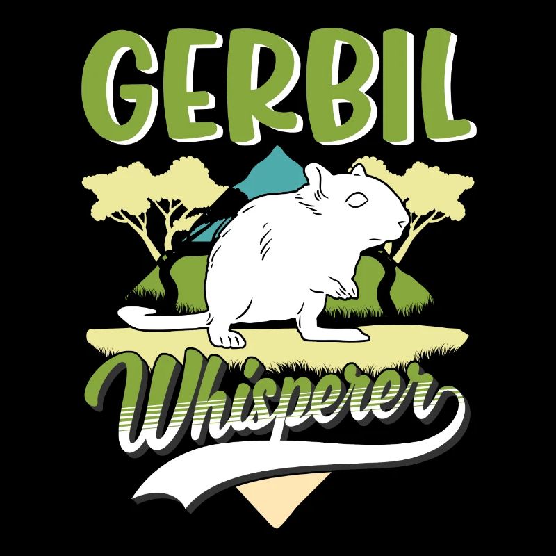 Gerbil Whisperer Racing Rat Gift Gerbil