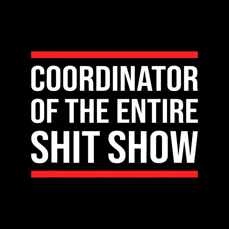 Drôle Maman Papa Manager Enseignant-Coordinateur Shit-Sho