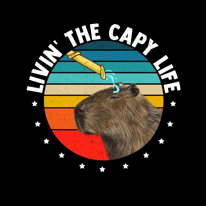 Capybara Shower Funny Capybara